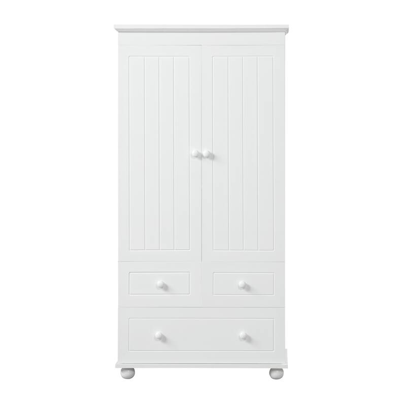 Tall Storage Cabinet With Three Drawers For Bathroom/Office