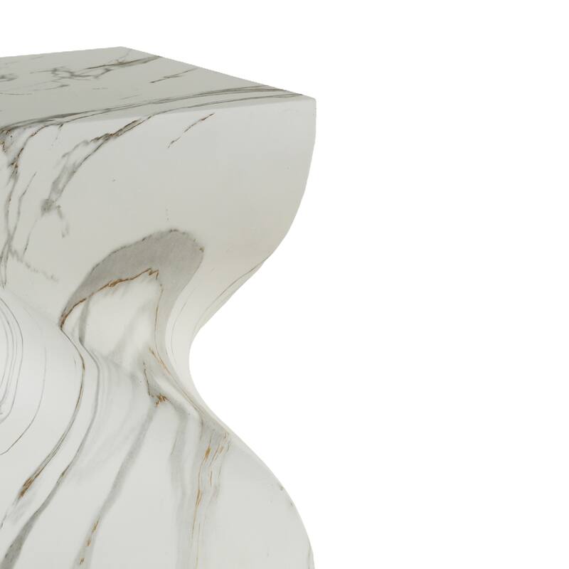 Cement Outdoor End Tables for Patio