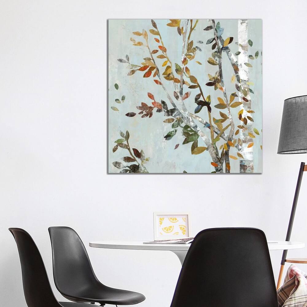iCanvas "Birch With Leaves II" by Allison Pearce Canvas Print