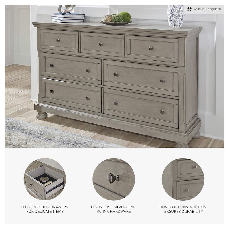 Signature Design by Ashley Canterbury Burnished Grey Dresser