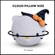 preview thumbnail 12 of 13, Sanrio Hello Kitty 11 Inch Cloud Pillow