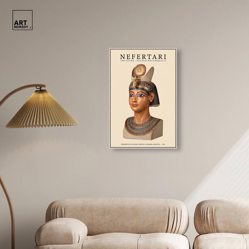 Ancient Egyptian Queen Canvas by Art Remedy