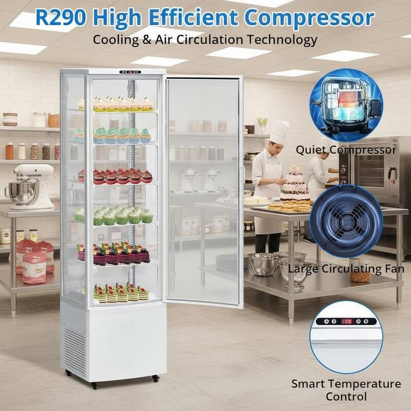 10.9 Cubic Foot Commercial Display Cabinet
