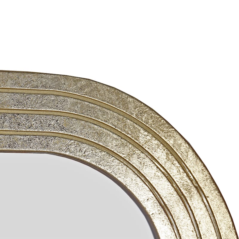 Vera Gold Wood Wall Mirror - 22" x 1.25" x 47"