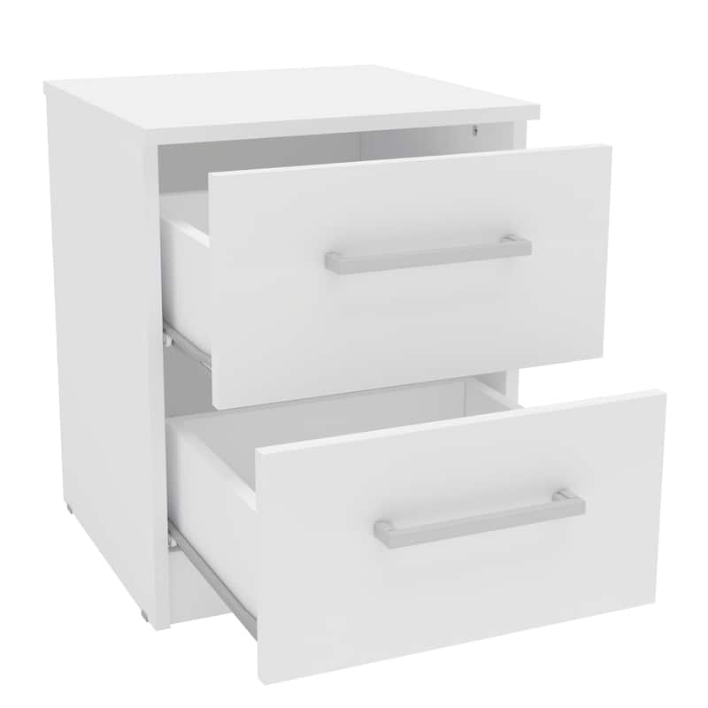 Polifurniture Juliette Modern 2 Drawer Nightstand