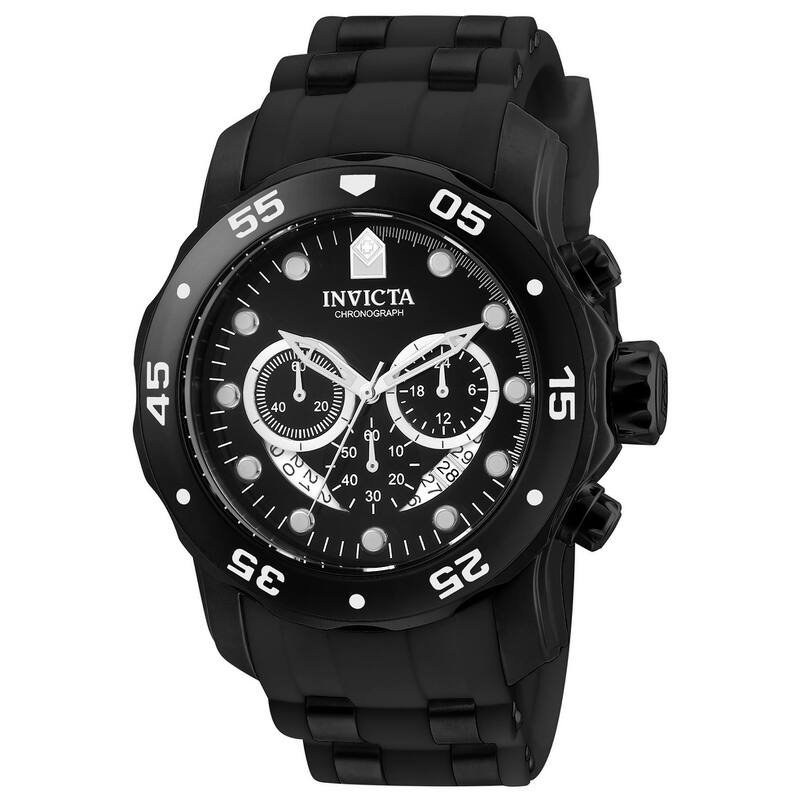 Invicta Men's 6986 Pro Diver Quartz Chronograph Black Dial Watch