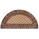 preview thumbnail 124 of 141, SAFAVIEH Handmade Total Performance Jamilah Oriental Trellis Rug 2' x 4' Half-Moon - Ivory/Chocolate - Novelty