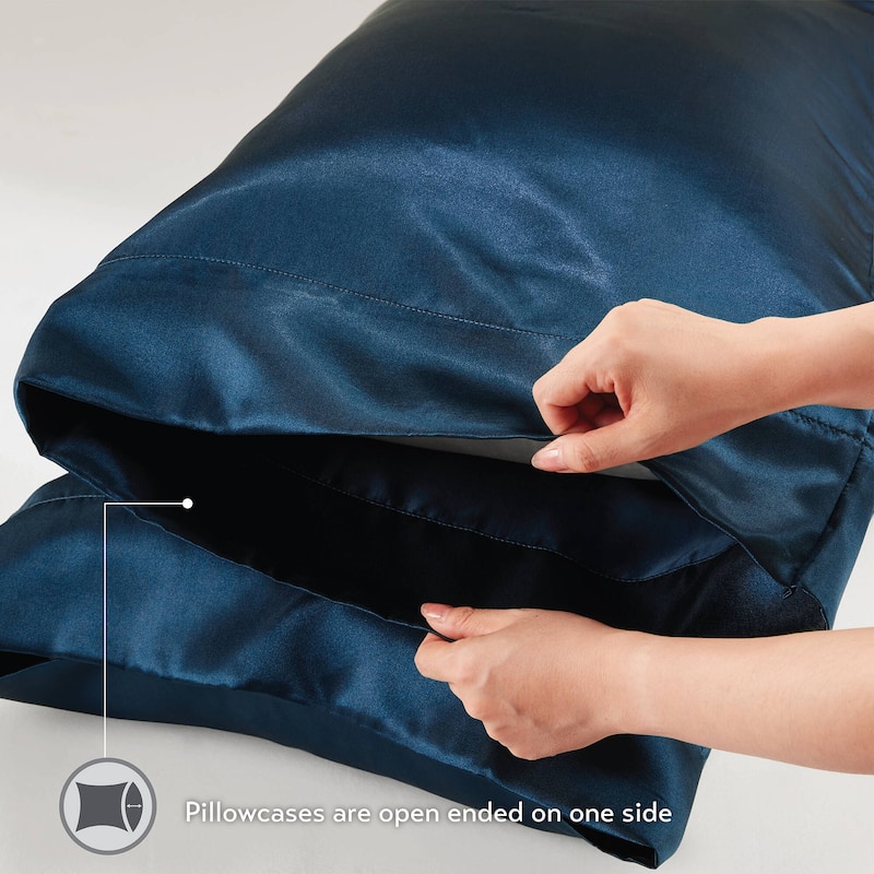 Madison Park Essentials Satin Luxury 6 PC Sheet Set