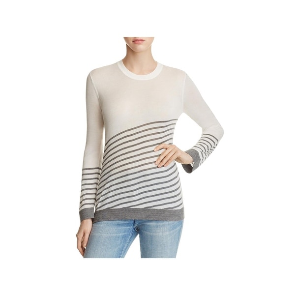 Bobeau Womens Marisole Pullover Sweater Striped Lightweight