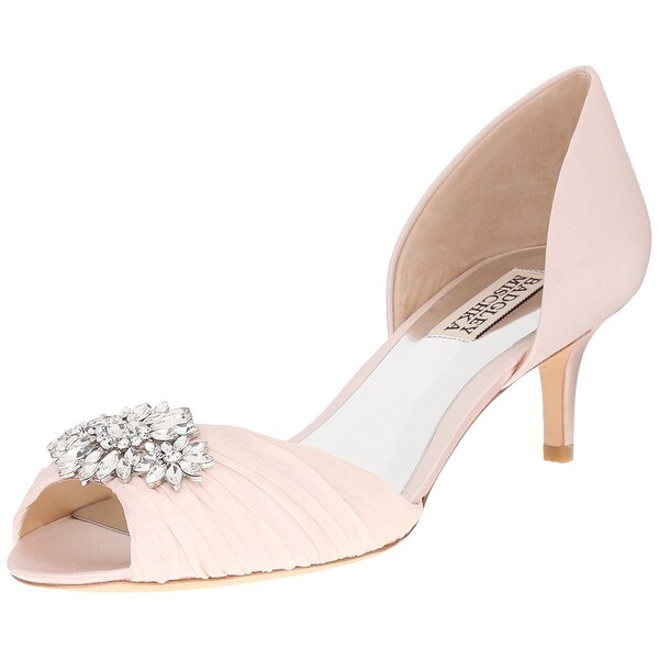 BADGLEY MISCHKA Womens Caitlin Peep Toe D-orsay Pumps