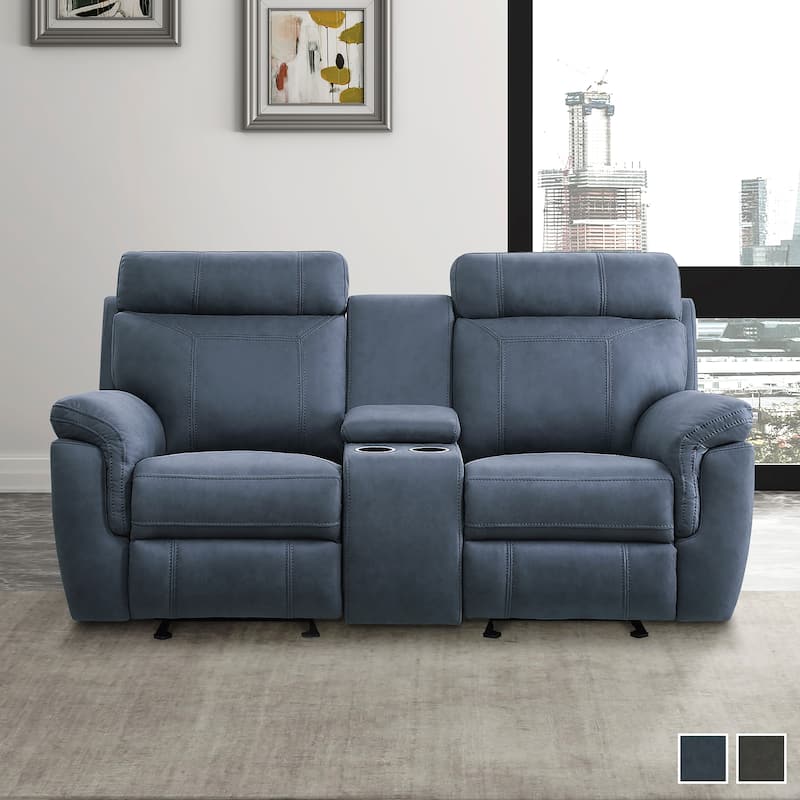 Metz Double Glider Reclining Loveseat