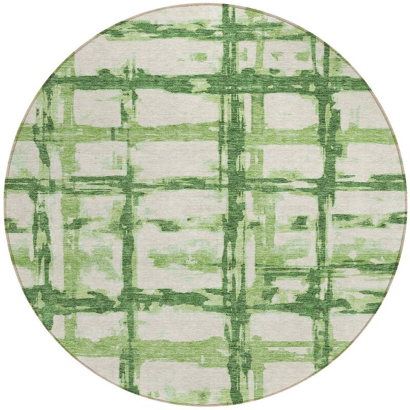 HomeRoots Striped Transitional Rectangle Outdoor Rug