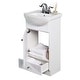 preview thumbnail 6 of 13, Fine Fixtures Petite 16-inch Bathroom Vanity with Vitreous China Sink Top