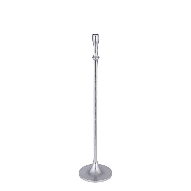 Med. Alum. Novo Candlestick Raw Nickel - RAW NICKEL