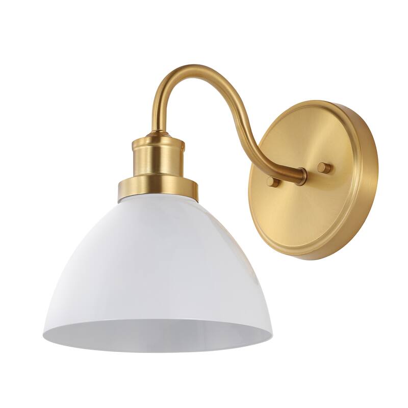 SAFAVIEH Lighting Fetnete Wall Sconce - 11" W x 8" D x 12" H - Gold - 11Wx8Dx12H
