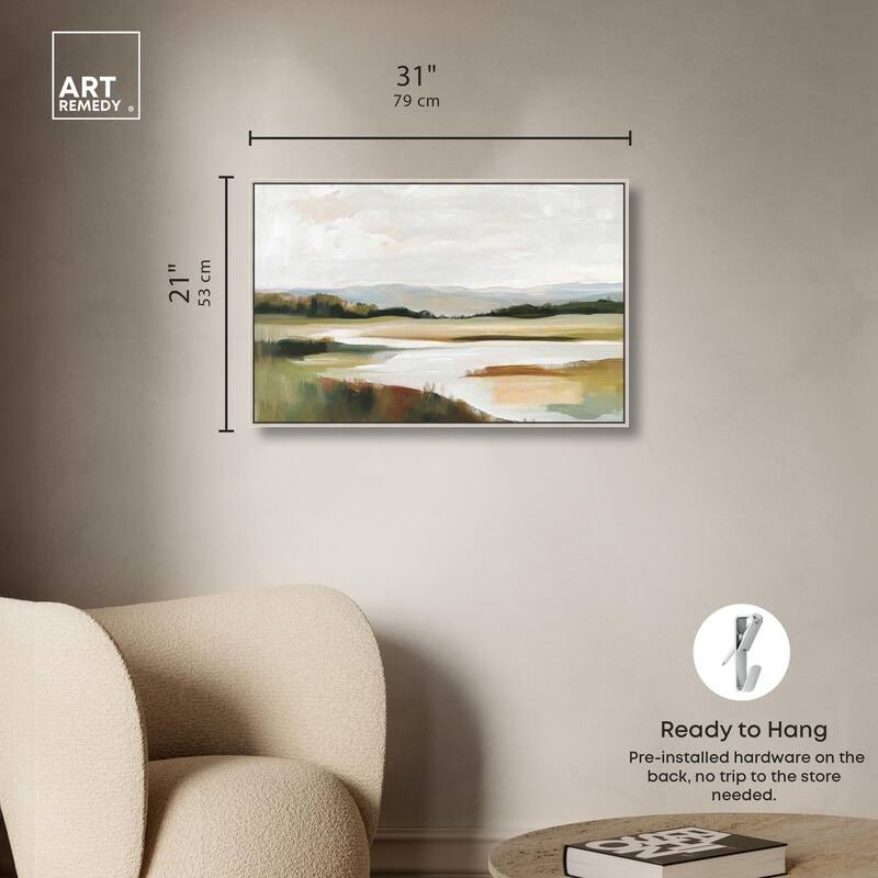 Verdant Valley Canvas by Art Remedy