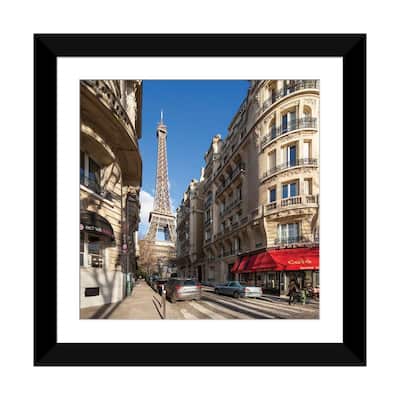 iCanvas "Rue De Buenos-Aires With View Of The Eiffel Tower, Paris, France" by Jan Becke PFA