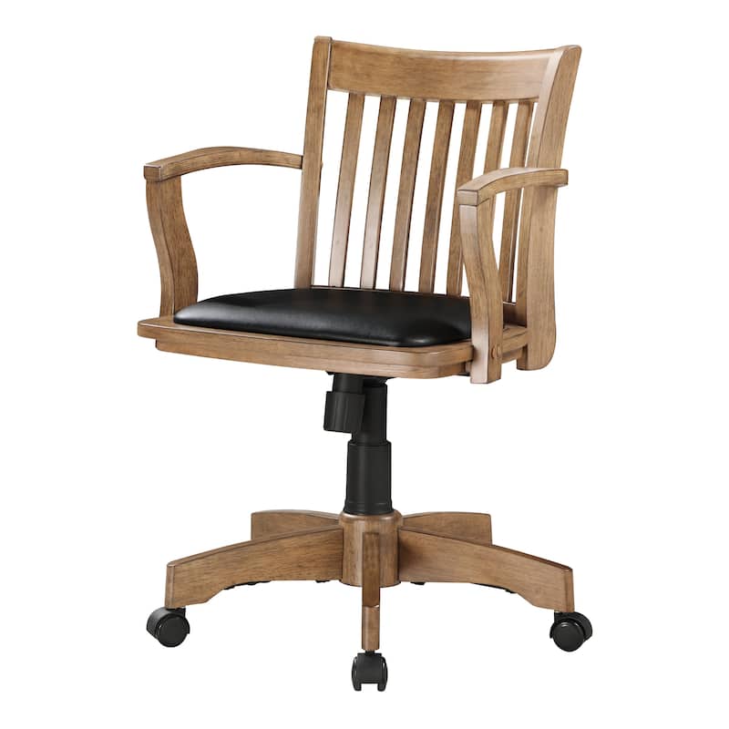 Copper Grove Wilbur Vintage Padded Wood Banker's Chair