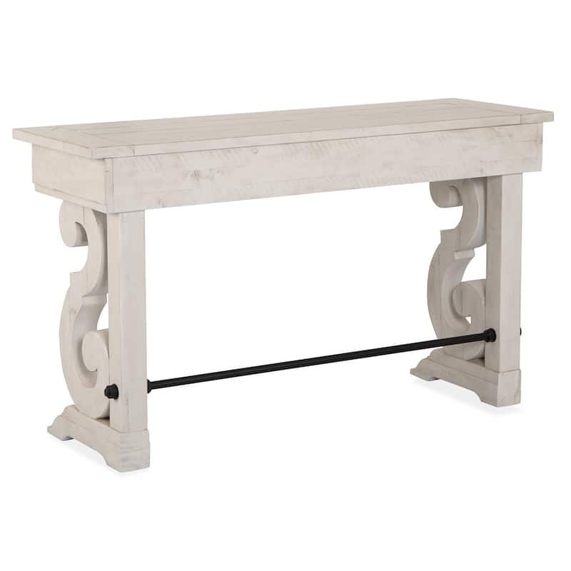 Magnussen Home Bronwyn Alabaster Rectangular Sofa Table - 50''W x 16''D x 29''H