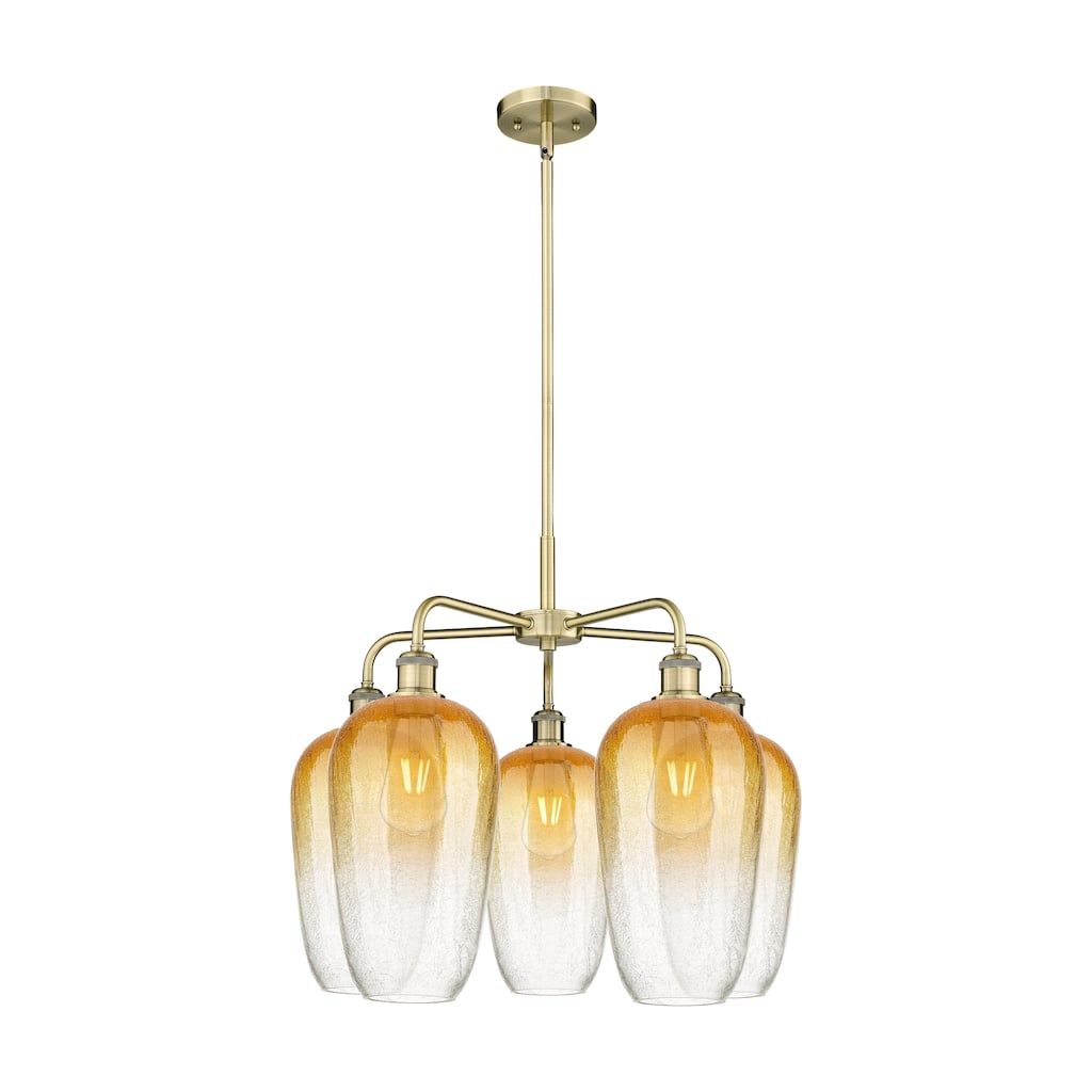 Innovations Lighting Endless Possibilities Ballston - Brookhaven Flute - 5 Light 26" Stem Hung Chandelier