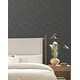 preview thumbnail 3 of 5, York Wallcoverings Vermillion Coast Carbon Black Wallpaper