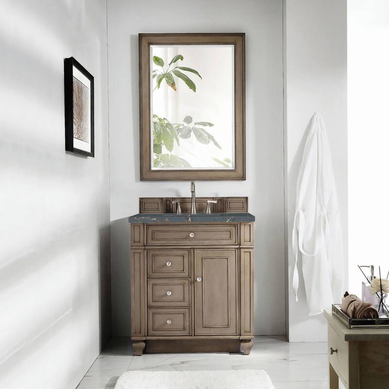 James Martin Vanities 157-V30-3PBL Bristol 30" Single Basin Walnut