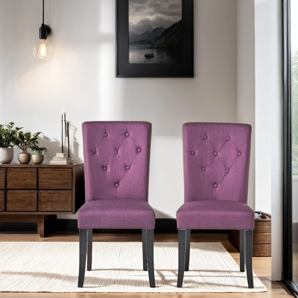 Dark purple chairs outlet