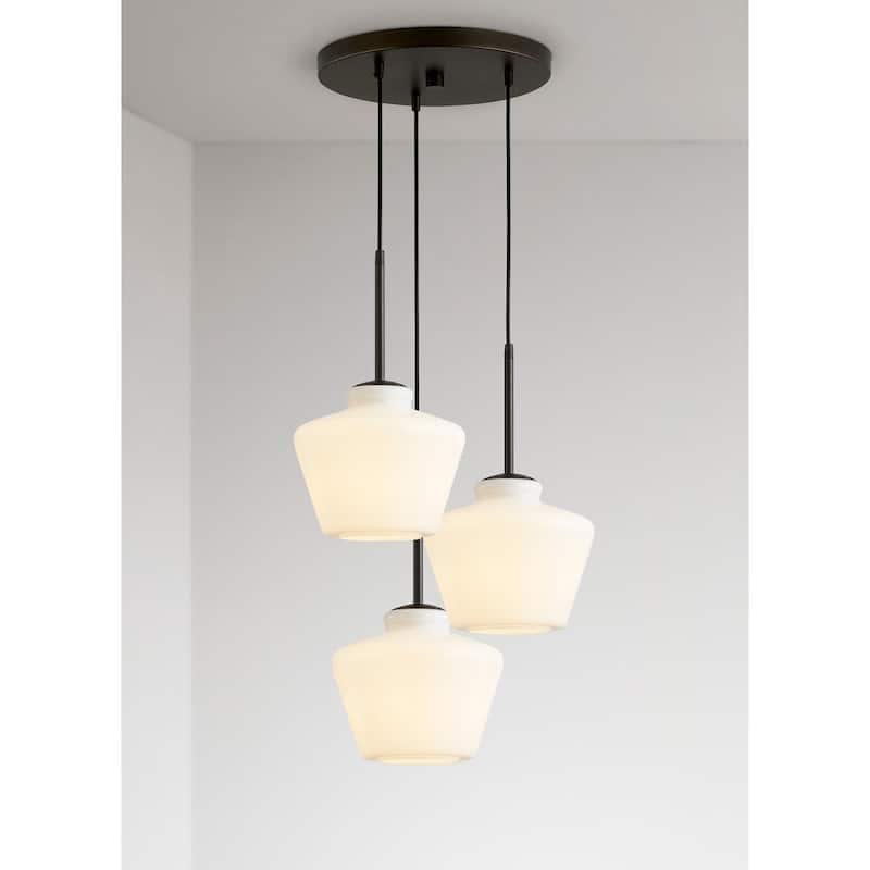 Cafe 3-Lights Designer Glass Pendant Lamp