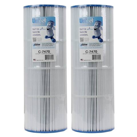 Unicel C-7470 Replacement Pool Filter FC1976 PCC80 C7470 (2 Pack) - 9.5