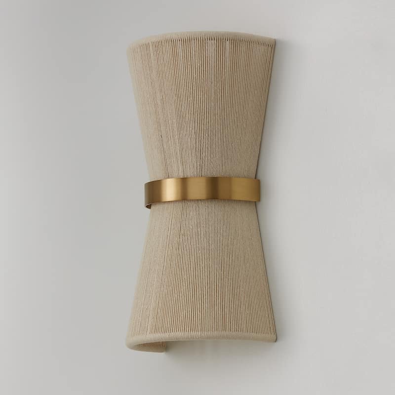 Cecilia 2-Light Sconce - 8.75"W x 16"H x 5"E