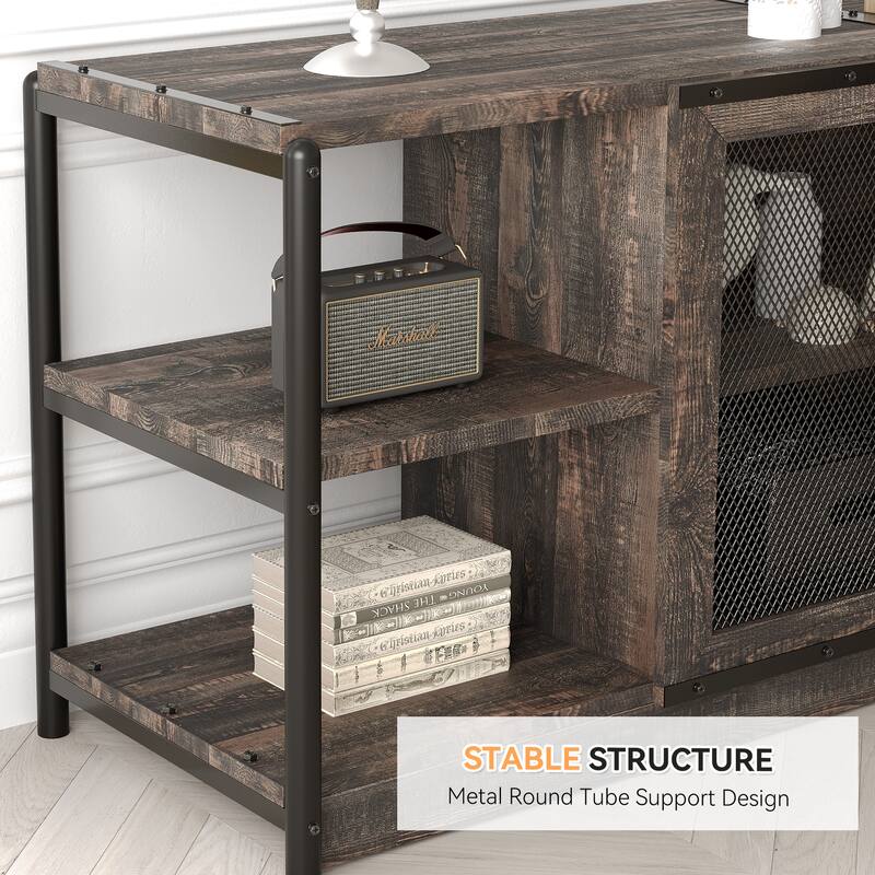 TV Stand Farmhouse Entertainment Center for 65" TV
