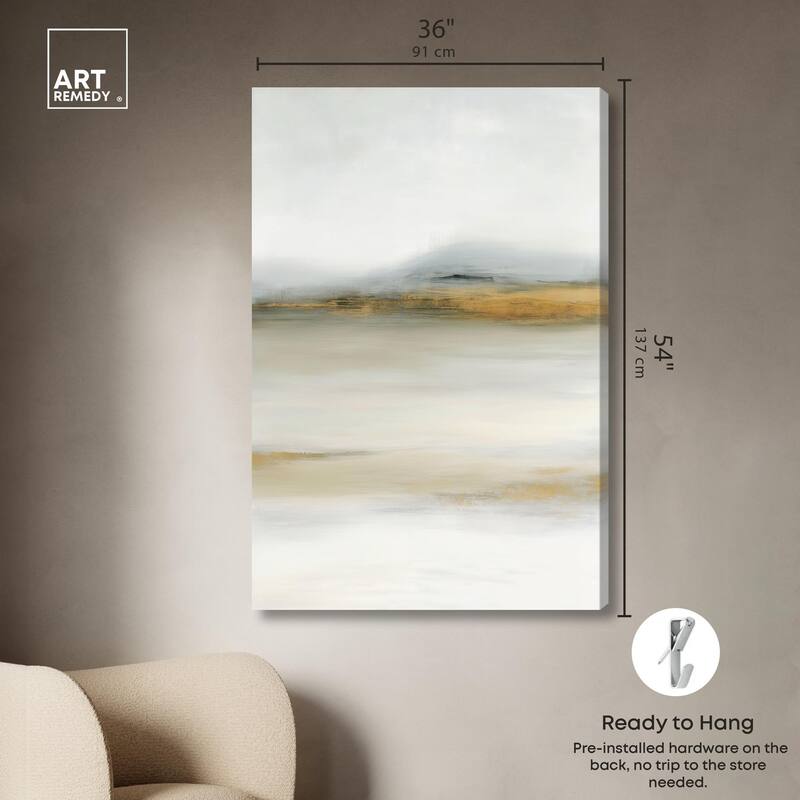 Misty Expanse II Canvas by Art Remedy, Gallery Wrapped