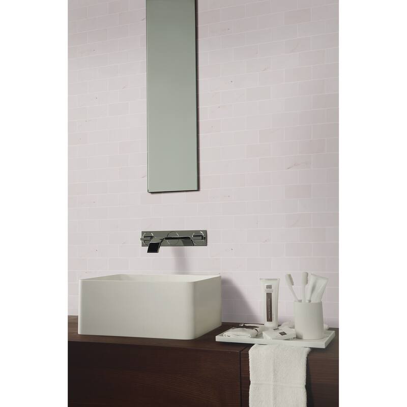 Ackland AKN-P-AZ2X4SWP-CA Azira - 12" x 12" Porcelain Brick Wall