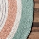 preview thumbnail 24 of 37, Nuloom Nydia SpinClean Circular Kids Machine Washable Area Rug