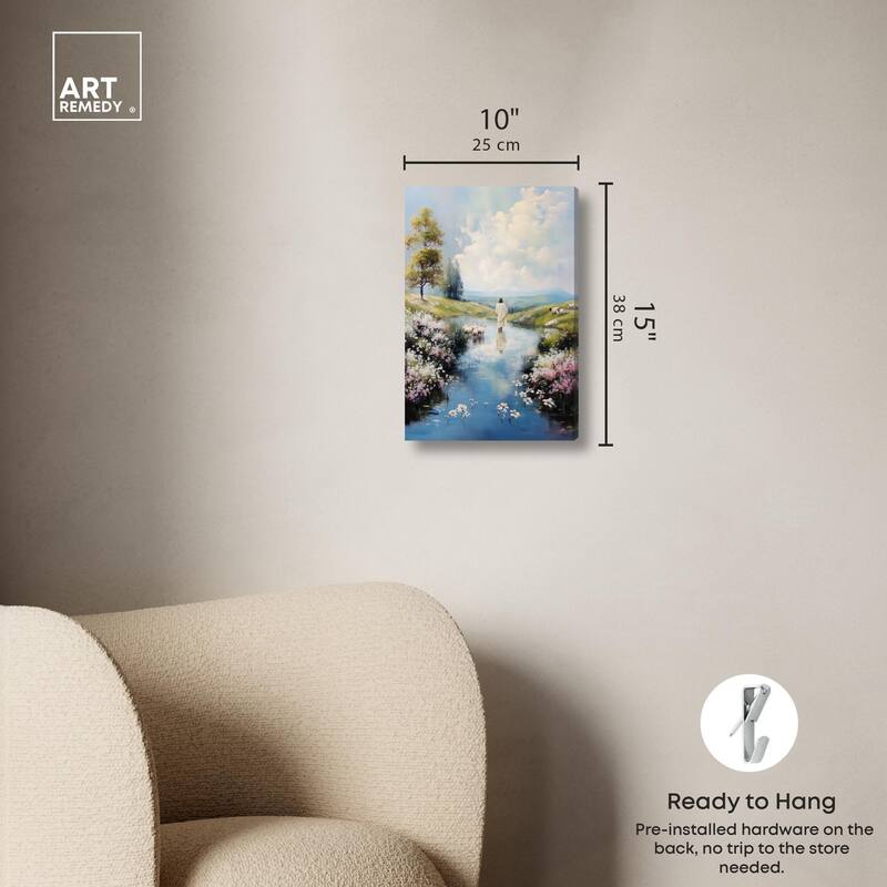 Caretaker's Calm Crossing I Canvas by Art Remedy, Gallery Wrapped