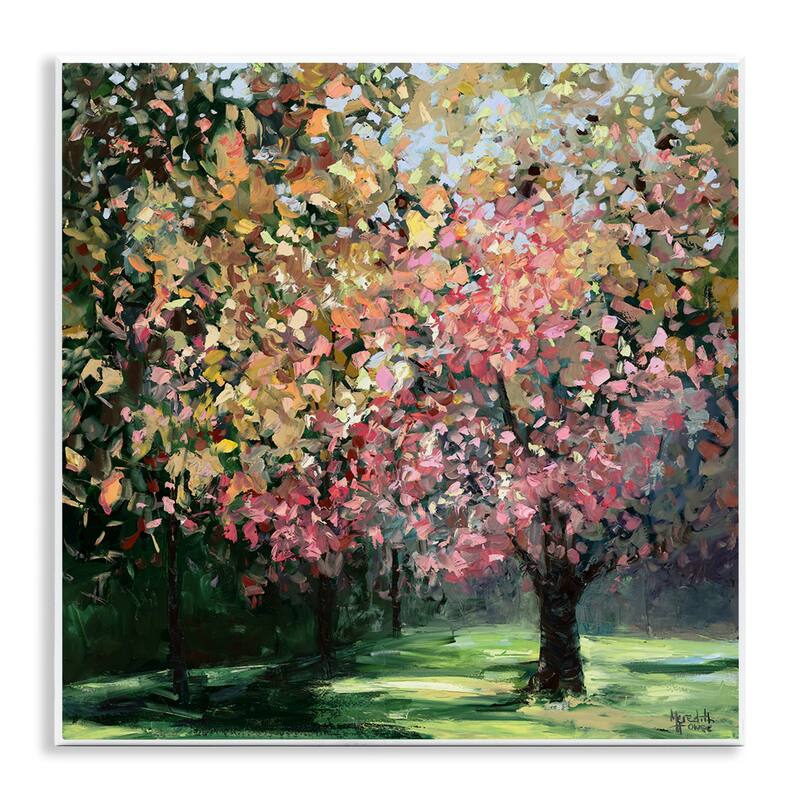 Stupell Timeless Vivid Foliage Wall Plaque Art Design By Meredith Howse - 12 x 12