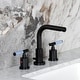 preview thumbnail 34 of 34, Kingston Brass Synchronous Two-Handle 3-Hole Deck Mount Widespread Bathroom Faucet with Brass Pop-Up Drain