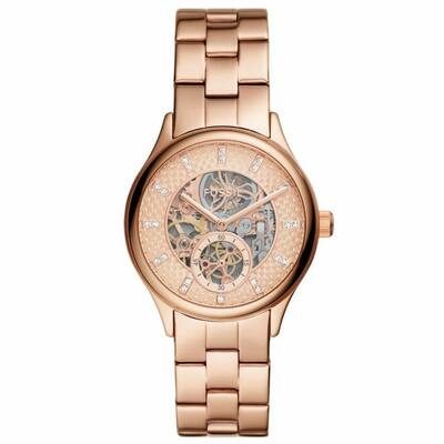 Fossil Women's Modern Sophisticate Rose gold Dial Watch - BQ3651 - Rose gold - 6 (36)