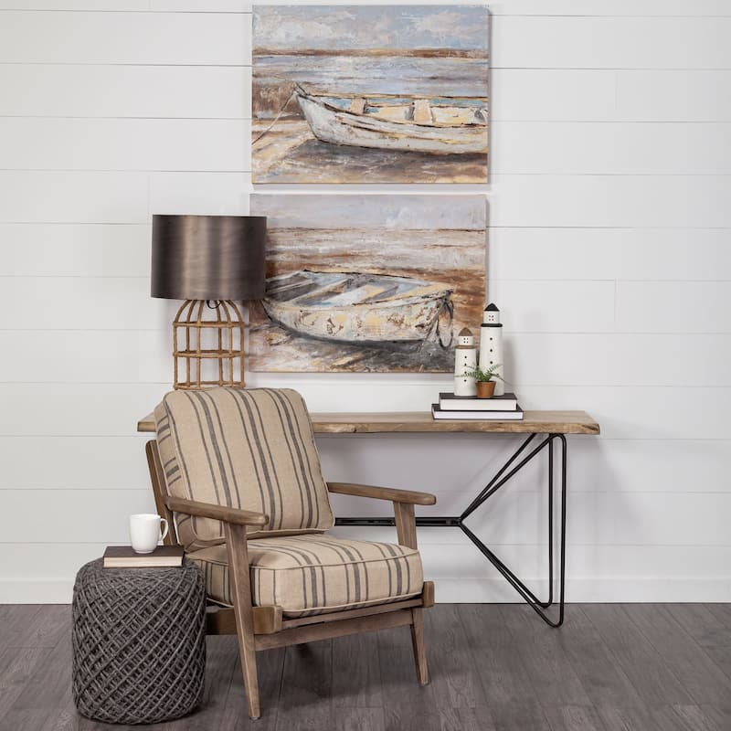 White Rustic Wooden Lighthouse