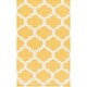 preview thumbnail 19 of 32, Hand-Woven Esme Moroccan Trellis Reversible Flatweave Wool Rug - 4' x 6' Yellow