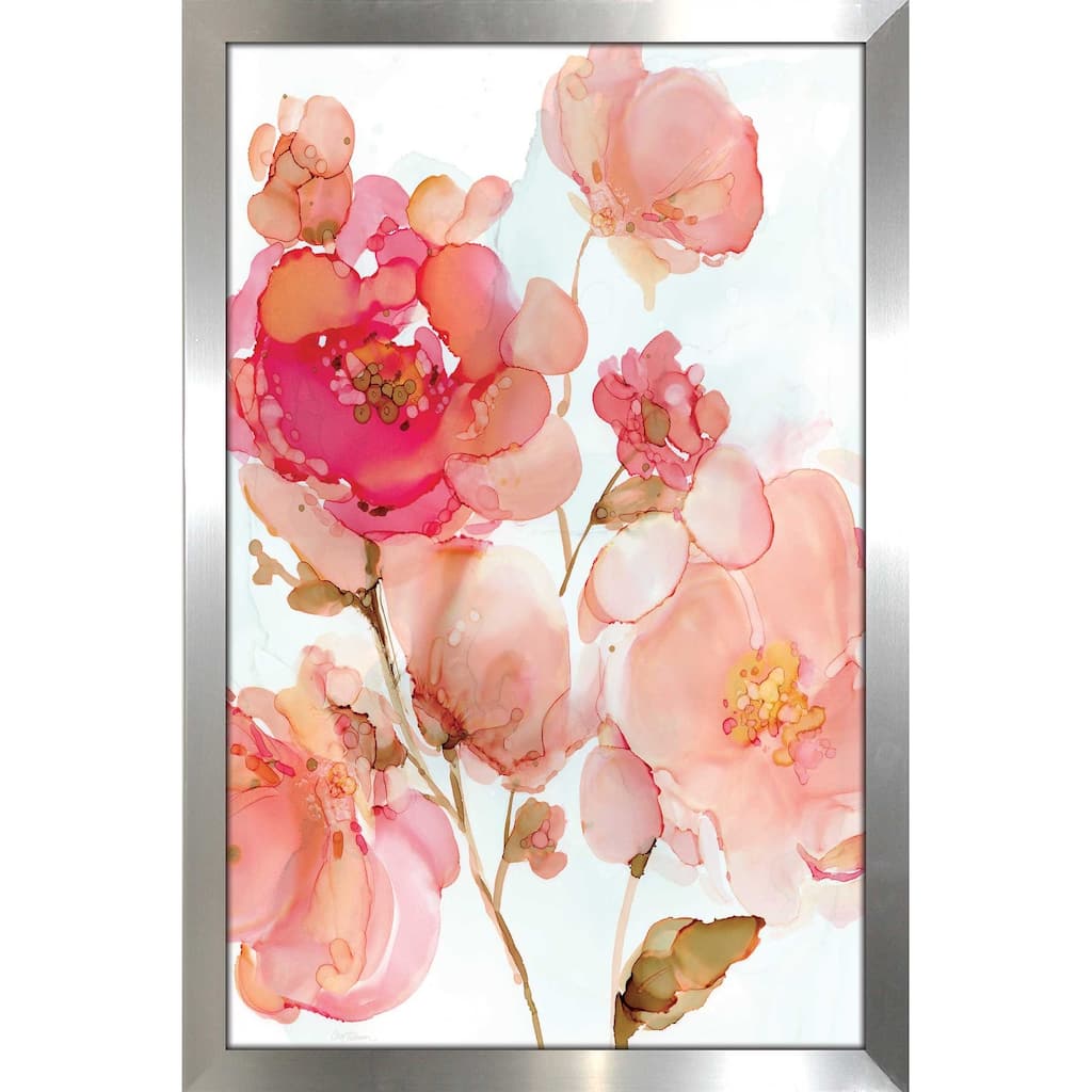 "Vivid Peonies" by Carol Robinson Print on Acrylic.