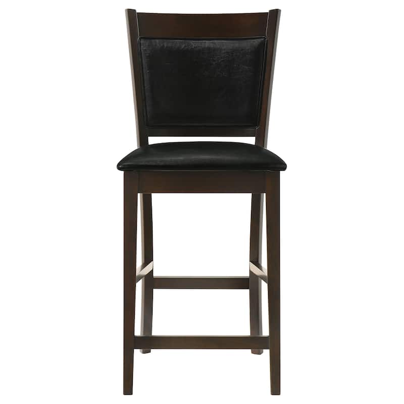 Jaden Upholstered Counter Chair Espresso (Set of 2)