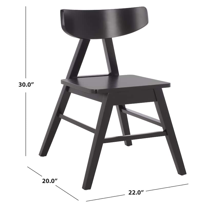 SAFAVIEH HOME Farrah Dining Chair (Set of 2) - 22"W x 20"D x 30"H