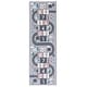 preview thumbnail 30 of 28, SAFAVIEH Kids Playhouse Machine Washable Slip Resistant Arendine Hopscotch Area Rug 2'2" x 6' Runner - Grey/Pink