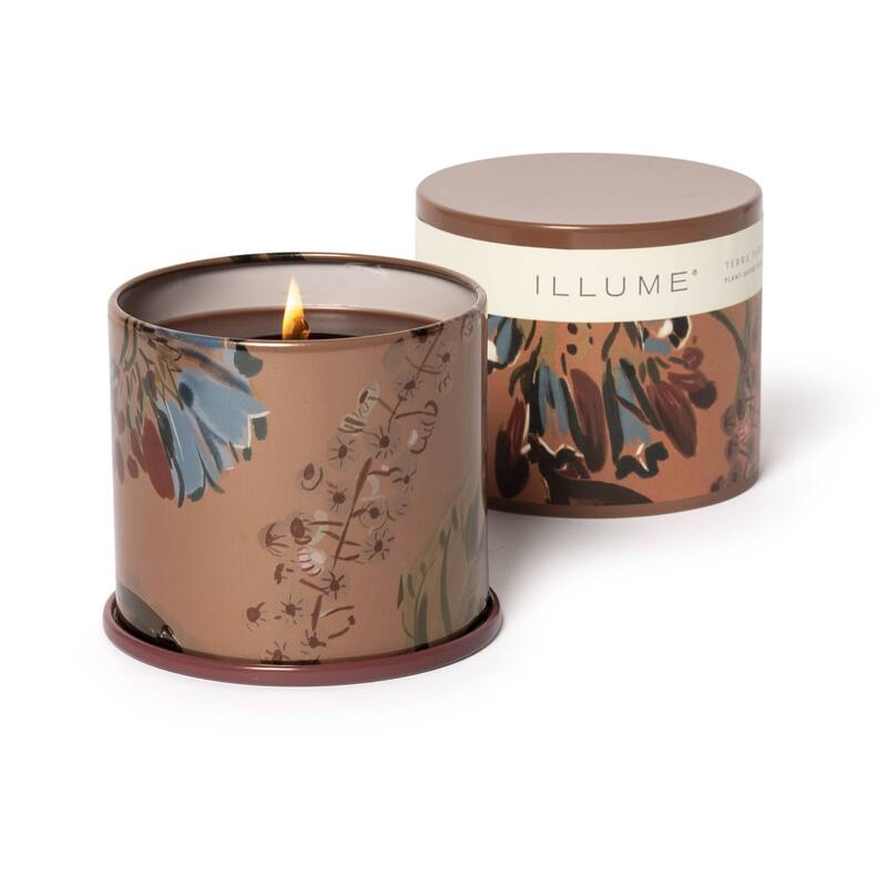Beautifully Done Essentials Terra Tabac Demi Vanity Tin Scented Candle
