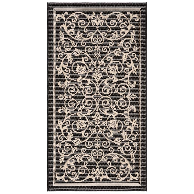SAFAVIEH Courtyard Clarine Indoor/ Outdoor Waterproof Patio Backyard Rug