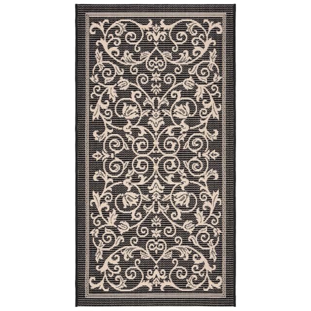 SAFAVIEH Courtyard Clarine Indoor/ Outdoor Waterproof Patio Backyard Rug