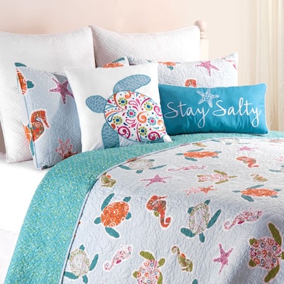 St. Kitts Coastal Beach Theme Quilt Mini Set
