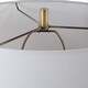 preview thumbnail 6 of 6, Uttermost Meltdown Ivory Teal Table Lamp - 28.5'' H X 16'' W X 16'' D