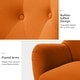 preview thumbnail 4 of 9, Eusebio Modern Velvet Accent Chair with Tufted Wingback for Living Room Set of 2 by HULALA HOME